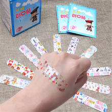 100PCS Waterproof Breathable Cute Cartoon Band Aid Hemostasis Adhesive Bandages First Aid Emergency Kit for Kids Children 2024 - buy cheap