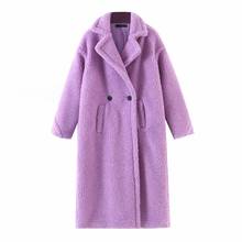 Winter coat women elegant faux fur coat plus size furry coat women jackets winter coat jacket outwear womens long fur coat white 2024 - buy cheap