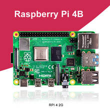 Raspberry Pi 4 Model B, 2 Гб ОЗУ, четырёхъядерный процессор BCM2711, поддержка 2,4/5,0 ГГц, Wi-Fi, Bluetooth 5,0, ARM v8, 1,5 ГГц 2024 - купить недорого