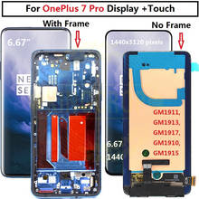 Оригинальный ЖК-дисплей для OnePlus 7 Pro ЖК-дисплей Дисплей кодирующий преобразователь сенсорного экрана в сборе запасные части для OnePlus 7t Pro ЖК-дисплей 2024 - купить недорого