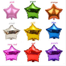 10Pcs 10inch Gold Silver Foil Star Balloon Wedding Balloons Decoration Baby Shower Children's Birthday Party Balloons Globos 6z 2024 - buy cheap