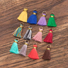 10-50Pcs Gold Silk Ring Crafts Tassel Trim Woman Earrings Jewelry Decor Pendant DIY Bookmarks Keychain Hang Fringe Accessories 2024 - buy cheap