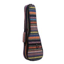 Ukelele de estilo étnico para guitarra, bolsa para Ukelele de 21/23/26 pulgadas, con doble correa para el hombro, acolchado de algodón, estuche para transporte 2024 - compra barato