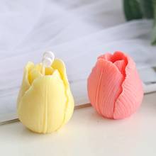 Tulip Flower Chocolate Cake Mold Soap Candle Wax Mould Silicone Molds for Resin Decorations Aroma Gypsum Crafts 2024 - buy cheap