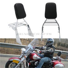 Motorcycle Passenger Backrest Sissy Bar With W/ Luggage Rack Pad For Kawasaki Vulcan 1500 Classic 1986-2013 2024 - buy cheap