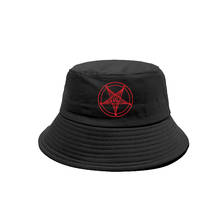 Pentagram Gothic Occult Satan Bucket Hats Fashion Cool Satan Caps Outdoor Summer Sunscreen Fisherman Hat MZ-121 2024 - buy cheap