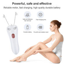 Depiladora eléctrica recargable por USB para mujer, depiladora Facial corporal, depiladora de hilo de algodón, recortadora de Bikini para axila y piernas 2024 - compra barato