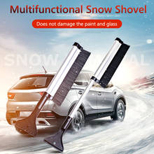 Telescopic Rod Car Vehicle Snow Brush Kit with Ice Scraper Squeegee Cloth Gloves Frost Windshield Cleaner Winter Tool 2024 - buy cheap