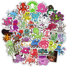 50 PCS Colorful Octopus Wall Stickers Animals Funny Wall Decoration Accessories for Bedroom Kitchen Living Room Refrigerator Car 2024 - buy cheap