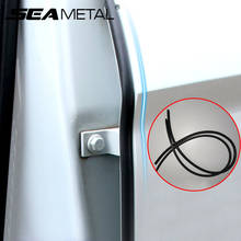Car Accessories Car Door Rubber Seal Strips Auto Seals Protector Stickers B-Pillar Decor Noise Insulation Adhesives Weatherstrip 2024 - buy cheap