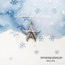 Pendant Sparkling Starfish 925 Sterling Silver Fit Necklace 2021 New Fine Jewelry Accessories Ocean Spirit Gift For Women 2024 - buy cheap