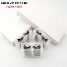 Visofree 30/40 Pairs/lot 3D Mink Lashes With Tray No Box Handmade Full Strip Lashes Mink False Eyelashes Makeup eyelashes cilios 2024 - buy cheap