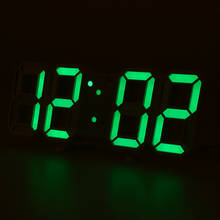 Digital Alarm Clock LED Mirror Clock Multifunction Snooze Display Time Night LCD Light Home Decor Gift 2024 - buy cheap