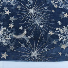 Estrelas Pegasus Bordado tecido de malha net Dança Costume fazer o vestido de casamento vendido por quintal (91 cm) 2024 - compre barato