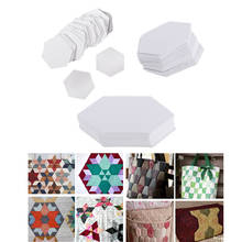 300x Hexagon Blank Paper Quilting Template English Paper Patchwork 3 Sizes 2024 - buy cheap