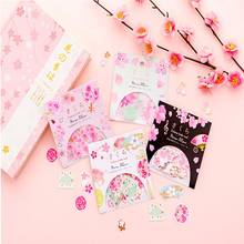 32pcs Sakura Flowers night scenery stickers Decorative DIY Decoration Diary Stationery Stickers Children Gift 4 selections 2024 - buy cheap