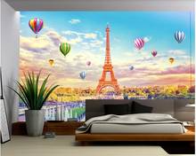3d wallpaper custom photo Paris Eiffel Tower scenery background living room home decor 3d wall murals wallpaper for walls 3 d 2024 - buy cheap