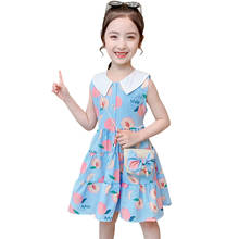 Vestidos con patrón Floral para niña, ropa infantil de retazos, disfraces de verano para niña 2024 - compra barato