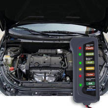 Testador de alternador de bateria 12v, com 6 luzes de led, testador de bateria com fluido de freio para carro e motocicleta 2024 - compre barato
