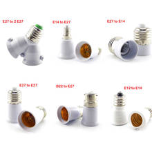 Gu10 g9 b22 e27 e14 e12 suporte de conversor de lâmpada led, adaptador de soquete à prova de fogo material para iluminação doméstica 2024 - compre barato