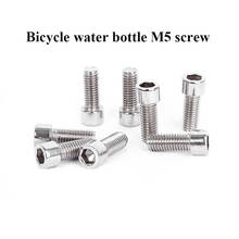 10pcs Bicycle Water Bottle Holder Mount Bolts M5*12mm Stainless Steel Screw Hex-headed Bike Bottle Cage Rack Bicycle Accessories 2024 - buy cheap
