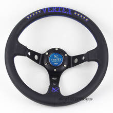Volante Universal para carreras de coches, volante Vertex deportivo de 13 ''y 330mm, color azul y rojo 2024 - compra barato