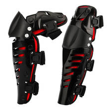 High quality Motorcycle Racing Motocross Rider Knee Pads Kneepad Protector Guard Mechanical Protective Gear Black/Red 2024 - buy cheap