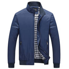 MANTLCONX новая однотонная повседневная мужская куртка на весну и осень, верхняя одежда, ветрозащитная Мужская куртка, Мужская спортивная куртка, мужское пальто размера плюс M-5XL 2024 - купить недорого