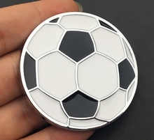 3D Metal Football Ball Soccer Car Fender Trunk Rear Emblems Badge Decal Sticker 2024 - buy cheap