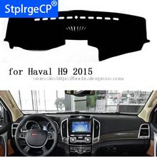 Capa protetora para painel do carro haval great wall h9 2015, acessório de proteção contra luz e luz 2024 - compre barato