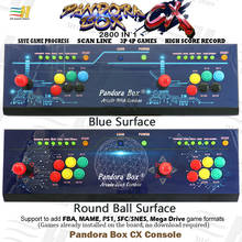 Consola Pandora Box CX de hierro 2800 en 1, que puede guardar juego de Arcade, tiene 3P, 4P, juego 3D tekken, Plug and play, mando Usb para pc, ps3 2024 - compra barato
