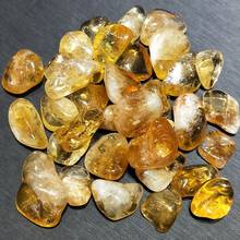 dhxyzb 100g Natural Brazilian citrine Crystal stone topaz gravel energy Quartz Mineral Specimen Fish Tank Garden free shipping 2024 - buy cheap