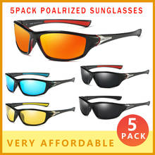 5 PACK DUBERY Polarized Sport Sunglasses Men Women Super Light Frame Sun Glasses Male Driveing Night Vision Lens Goggles CE N26 2024 - buy cheap