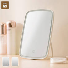 Youpin LED Makeup Mirror Intelligent portable makeup mirror desktop led light portable folding light mirror dormitory desktop 2024 - buy cheap