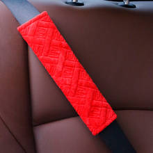 Adults Kids Car Interior Accessories 2pcs Non Slip Car Seat Belt Cover Fluffy Auto Seatbelt Safety Belt Shoulder Pad 2024 - buy cheap