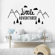 Little Adventurer Wall Decor Wall Stickers For Kids Room Decoration Wall Decals Baby's Room Vinyl Wallpaper Sticker Murals 2024 - buy cheap