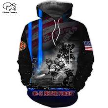 PLstar Cosmos Firemen Firefighter Suit Super Hero NewFashion Casual Unisex 3DPrint Zipper/Hoodies/Sweatshirt/Jacket/Men/Women T8 2024 - buy cheap