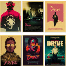 Drama movie Drive Ryan Gosling High quality Printing Drawing Retro Poster Vintage poster Wall Decor For Home Bar Cafe 2024 - buy cheap