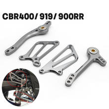 Aluminum Racing Brake Gear Shift Shifter Lever + Wing For Honda CBR 400 919 900 RR CBR900RR Motorcycle Footrest Rearset Foot Peg 2024 - buy cheap