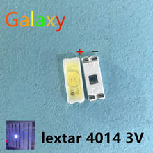 Lextar-retroiluminación LED de baja potencia, 50 piezas, 0,2 W, 4014, 3V, blanco frío, 15,5lm, aplicación de TV 2024 - compra barato