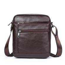 Men's Shoulder Bag Men's Genuine Leather Bag Male Small Crossbody Bags for Men Messenger Bag Men Leather Handbags 2024 - buy cheap