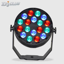 Dj Rgb Led Par Light 18X3W Led Decorative Stage Bar Party Disco Light With Wash Lighting Effects For Home Wedding Concert 2024 - buy cheap