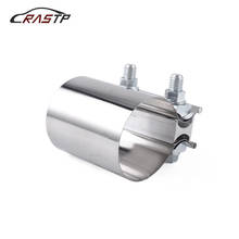RASTP- 2.25" 2.5" 3.0" Stainless Exhaust Lap Joint Exhaust Band Clamp Car Exhaust Sleeve Butt Joint Clamp RS-CR1013 2024 - buy cheap