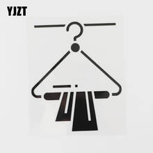 YJZT 11.6CM×14.1CM Coat Hanger Car Sticker Furniture Products Vinyl Decal Black/Silver 13E-0036 2024 - buy cheap