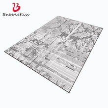 Bubble Kiss Grey Flower Pattern Carpets for Home Living Room Customized Ethnic Style Bedroom Rug Balcony Decoration Floor Mats 2024 - buy cheap
