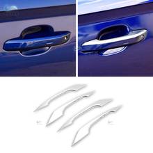 For Audi A4 (B9) A5 (F5) Q5 (FY) 2018 2019 4pcs Car Exterior Door Handle Cover Glossy Chrome Protective Trim 2024 - buy cheap