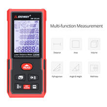 Medidor de distância a laser sndway 120m digital laser rangefinder régua laser eletrônico infravermelho alta precisão inteligente 2024 - compre barato