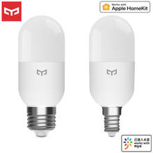 Yeelight-lâmpada led inteligente, bluetooth, cerâmica, versão em malha, e27, e14, controle por aplicativo, homekit, mihome 2024 - compre barato