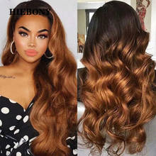 1B30 Ombre Wavy Lace Front Human Hair Wigs with Baby Hair Ombre Blonde 13x6 Wavy Lace Front Wig Bleached Knots for Black Women 2024 - buy cheap
