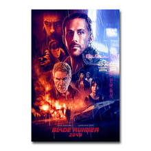 J069 lâmina corredor 2049 filme 3 seda arte poster adesivo de parede decoração presente 2024 - compre barato